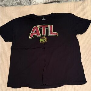 Black ATL Atlanta Hawks Graphic T-Shirt